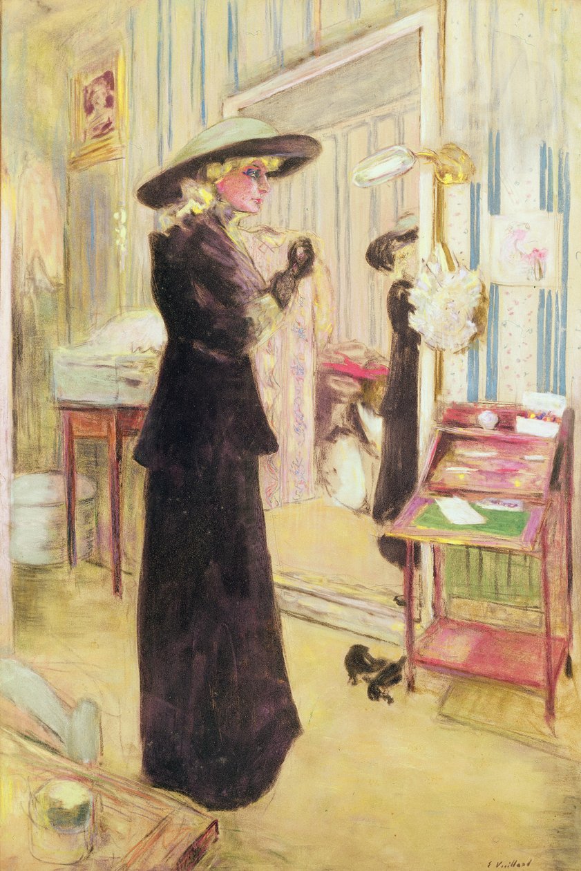 Charlotte Lysès, 1912 (pastell på duk) av Edouard Vuillard