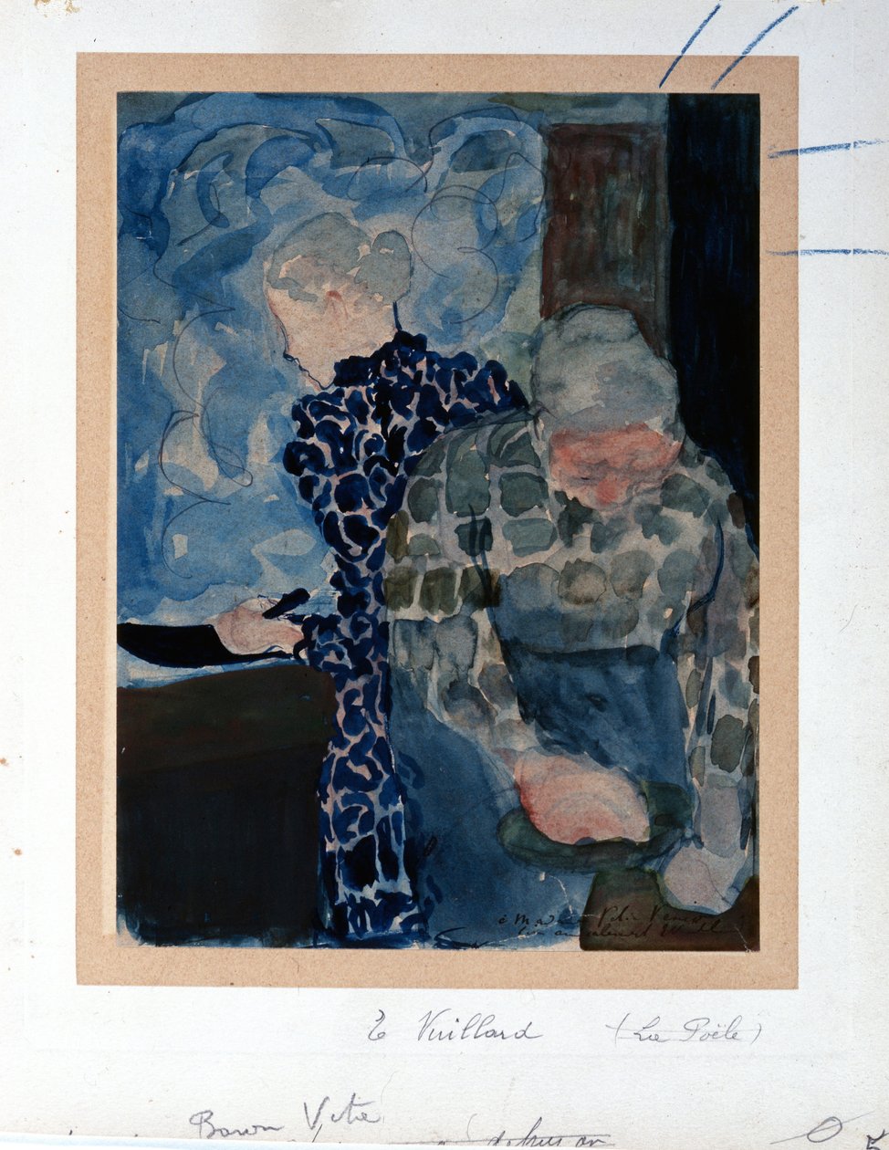 Deux Femmes dans Interieur av Edouard Vuillard