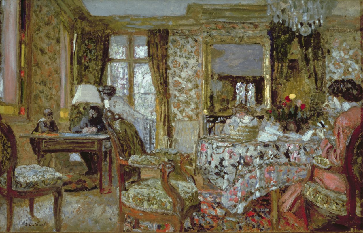 Interiör, 1904 av Edouard Vuillard