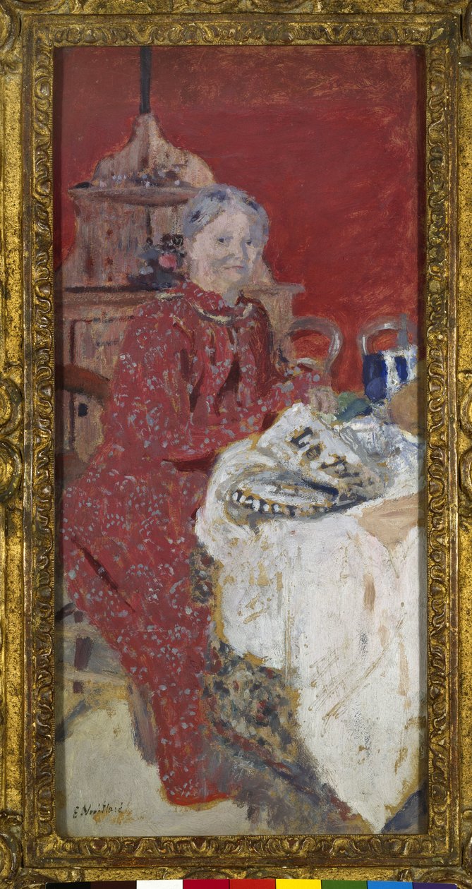 Lunch, 1890-talet av Edouard Vuillard