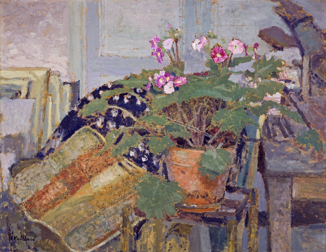 Le Pot de fleurs (Pot of Flowers) av Edouard Vuillard
