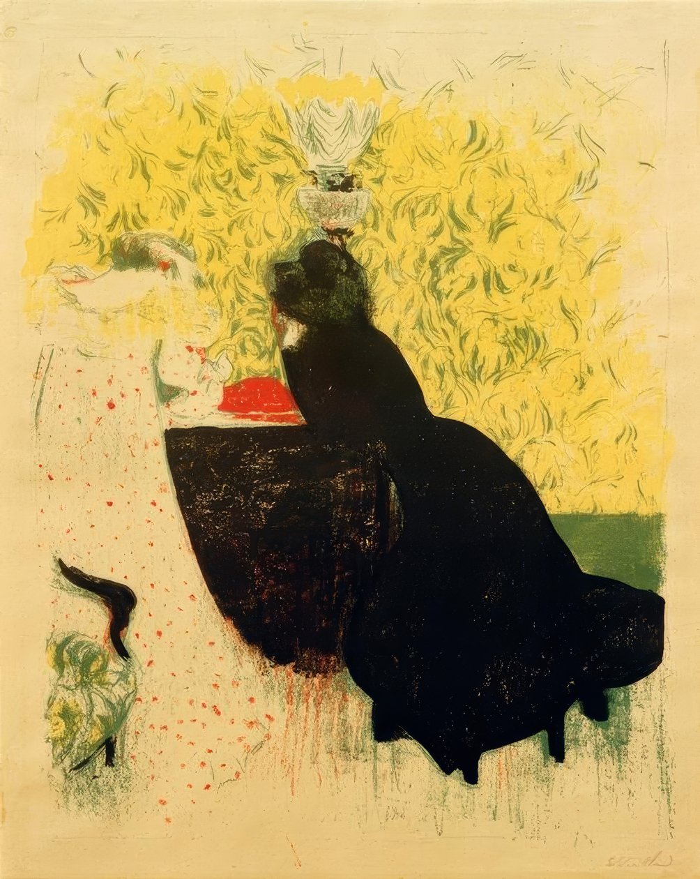 De två vackra systrarna av Edouard Vuillard