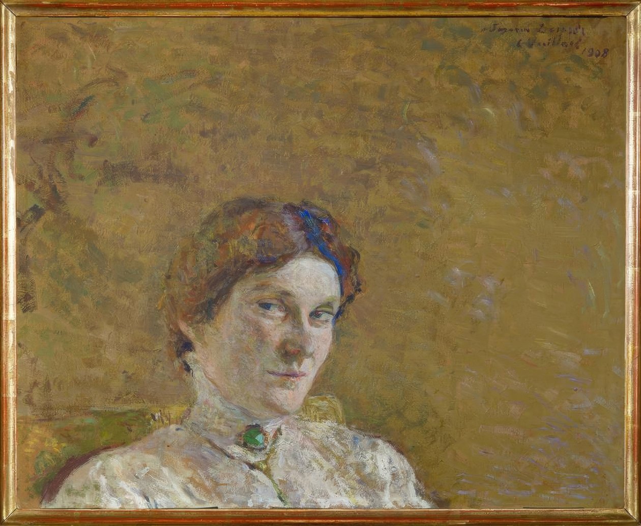 Porträtt av Suzanne Desprez av Edouard Vuillard