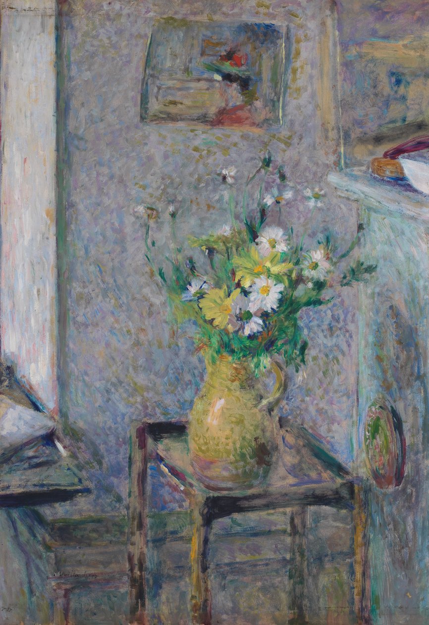 Stengodsvas med blommor av Edouard Vuillard
