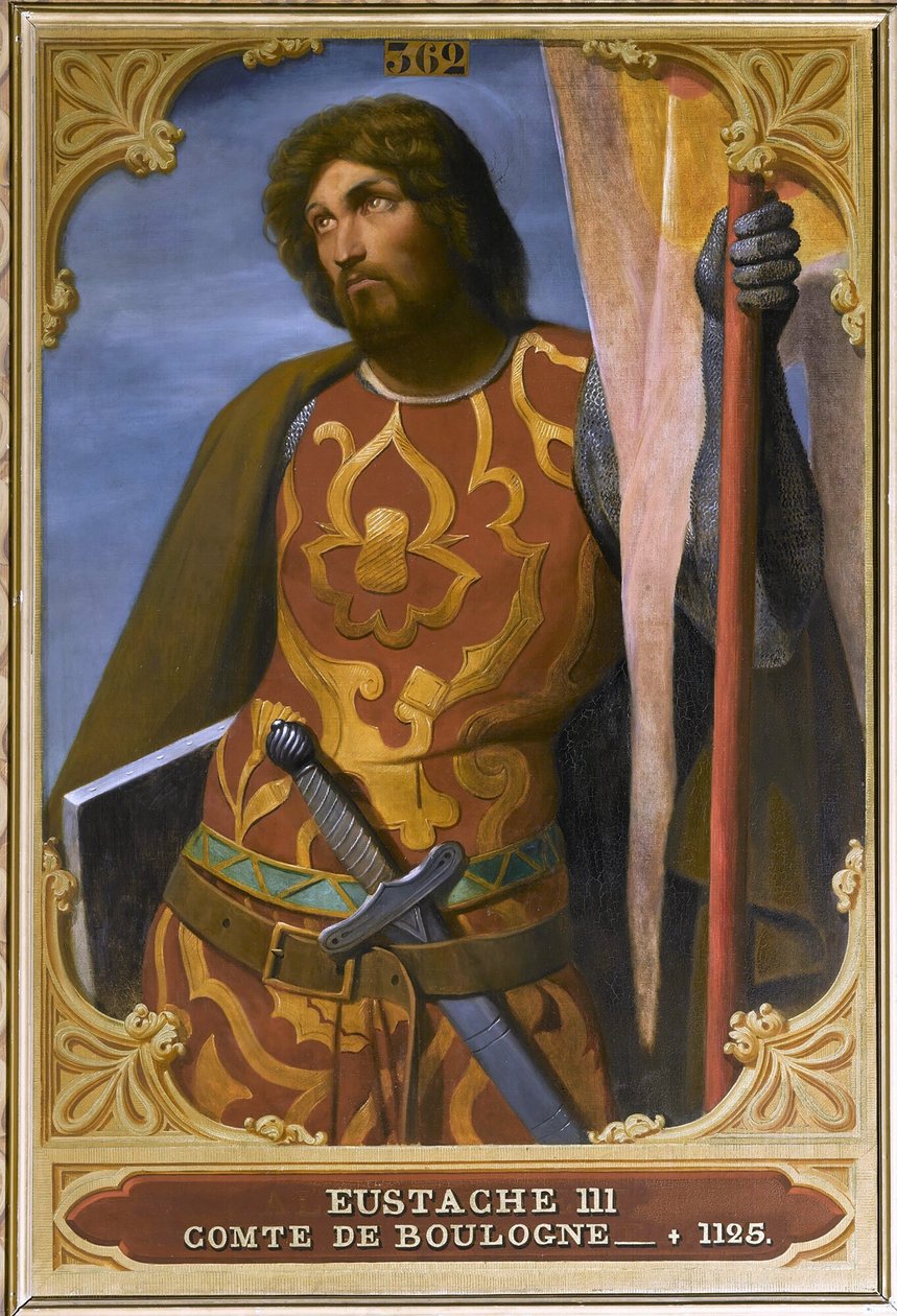 Eustace III, greve av Boulogne, 1844. av Édouard Alexandre Odier