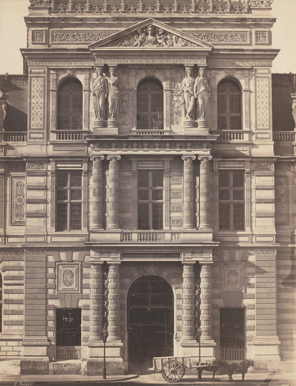 Imperial Library of the Louvren, 1856-1857. av Édouard Baldus