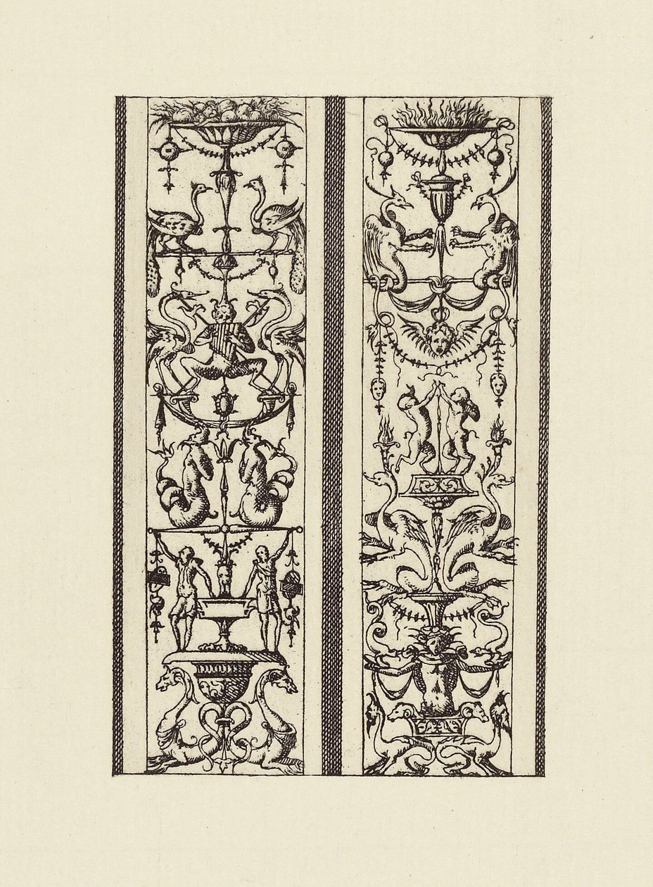 [Design efter en antik målning] av Édouard Baldus