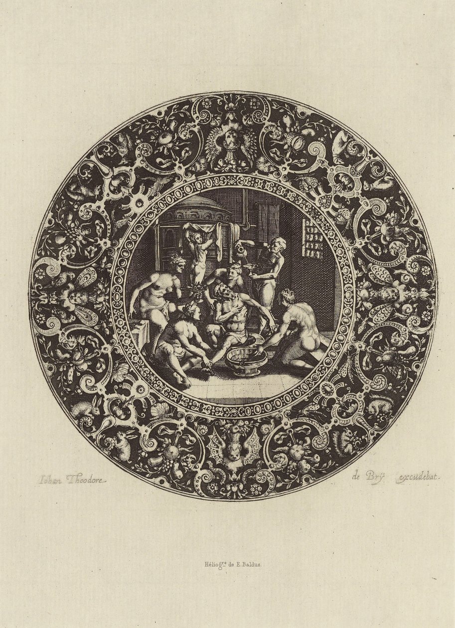 [Design av Johann Theodor de Bry] av Édouard Baldus