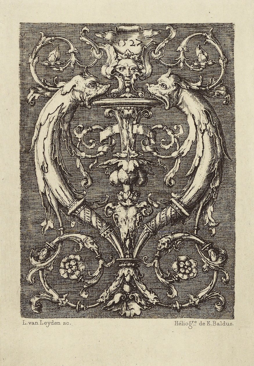 [Design av Lucas van Leyden] av Édouard Baldus