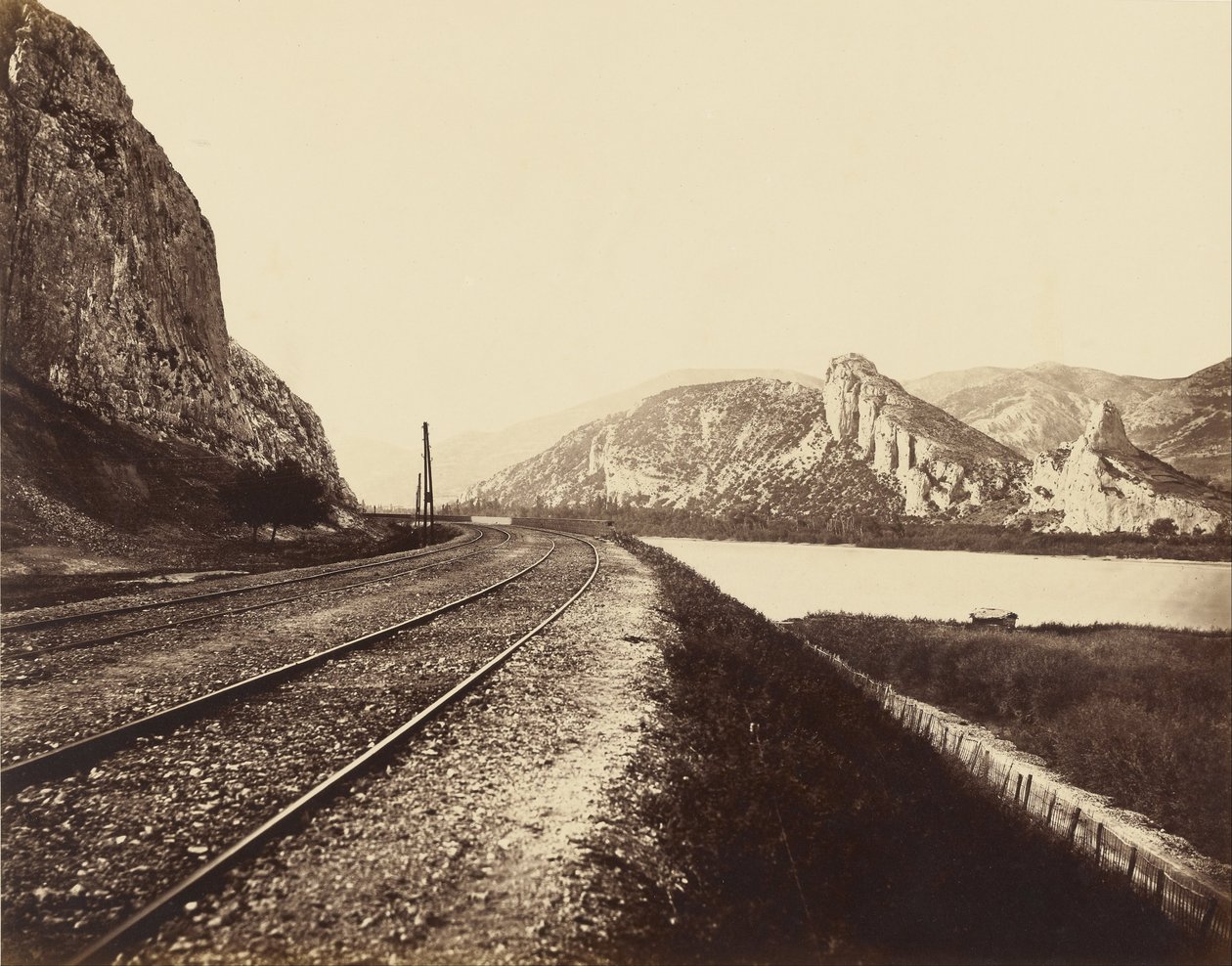 Ingång till Donzère -passet av Édouard Baldus