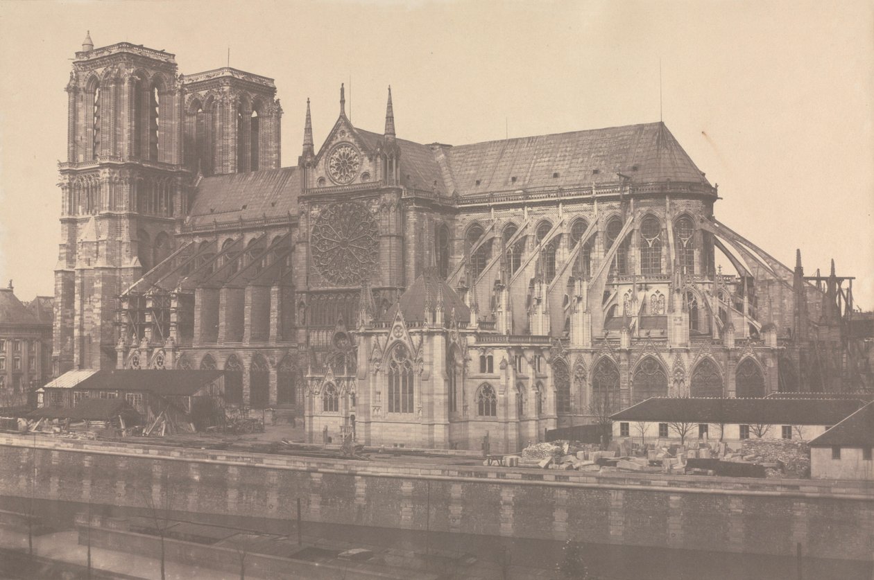 Notre-Dame, Paris, 1852-1853. av Édouard Baldus