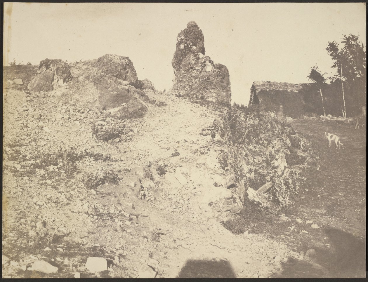 [Rocky Landscape] av Édouard Baldus