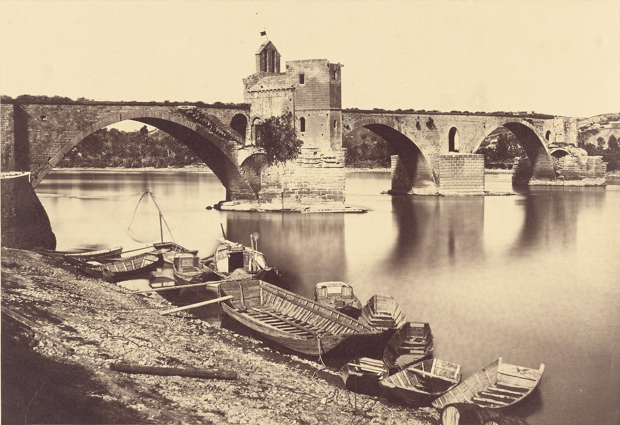 Bron Saint Bénézet, Avignon av Édouard Baldus