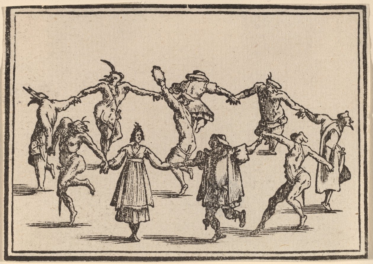 Dansen av Edouard Eckman after Jacques Callot