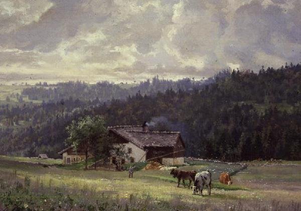 På Sandoz a la Joux Perret av Edouard Jeanmarie