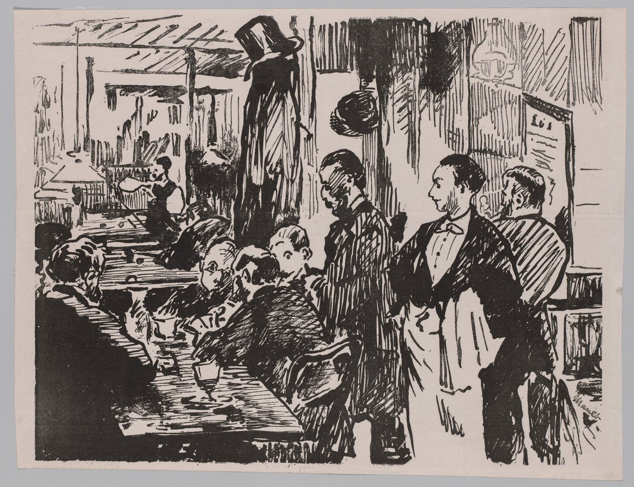 På kaféet av Édouard Manet