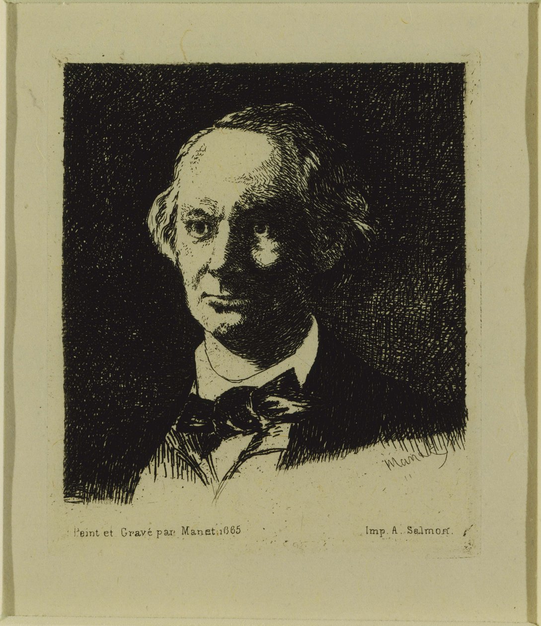Baudelaire av Édouard Manet