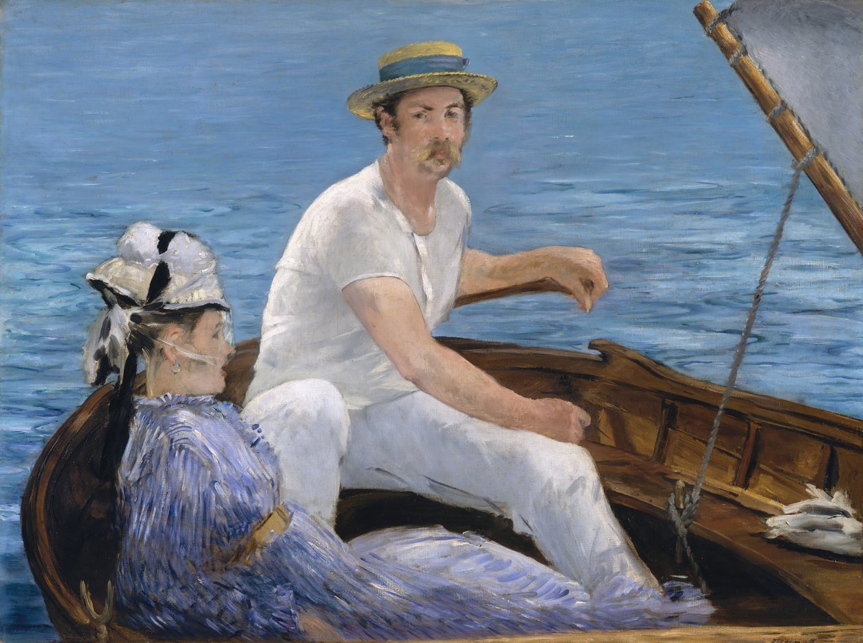 Båtliv, 1874. av Édouard Manet