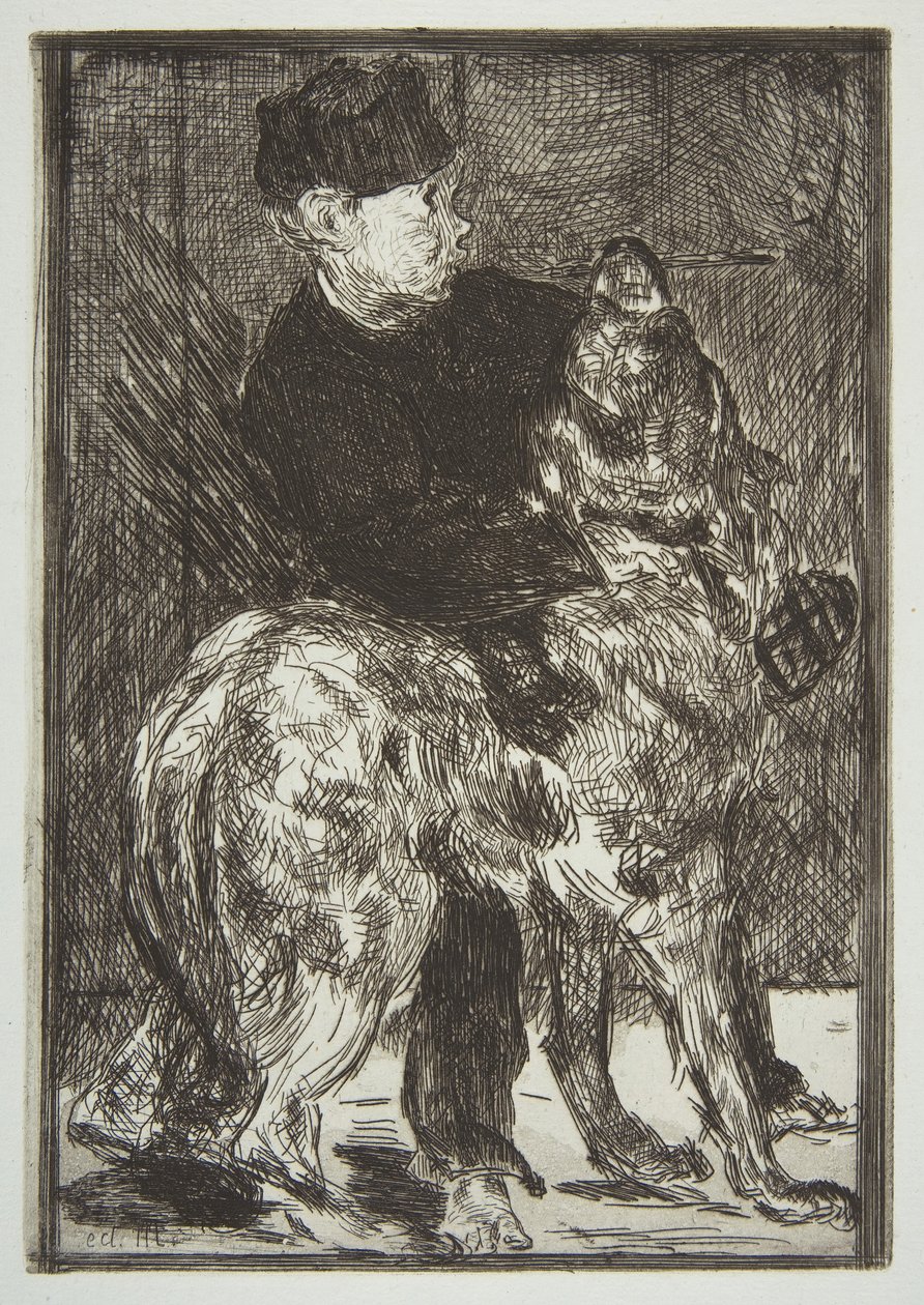 Pojke och hund, 1862. av Édouard Manet