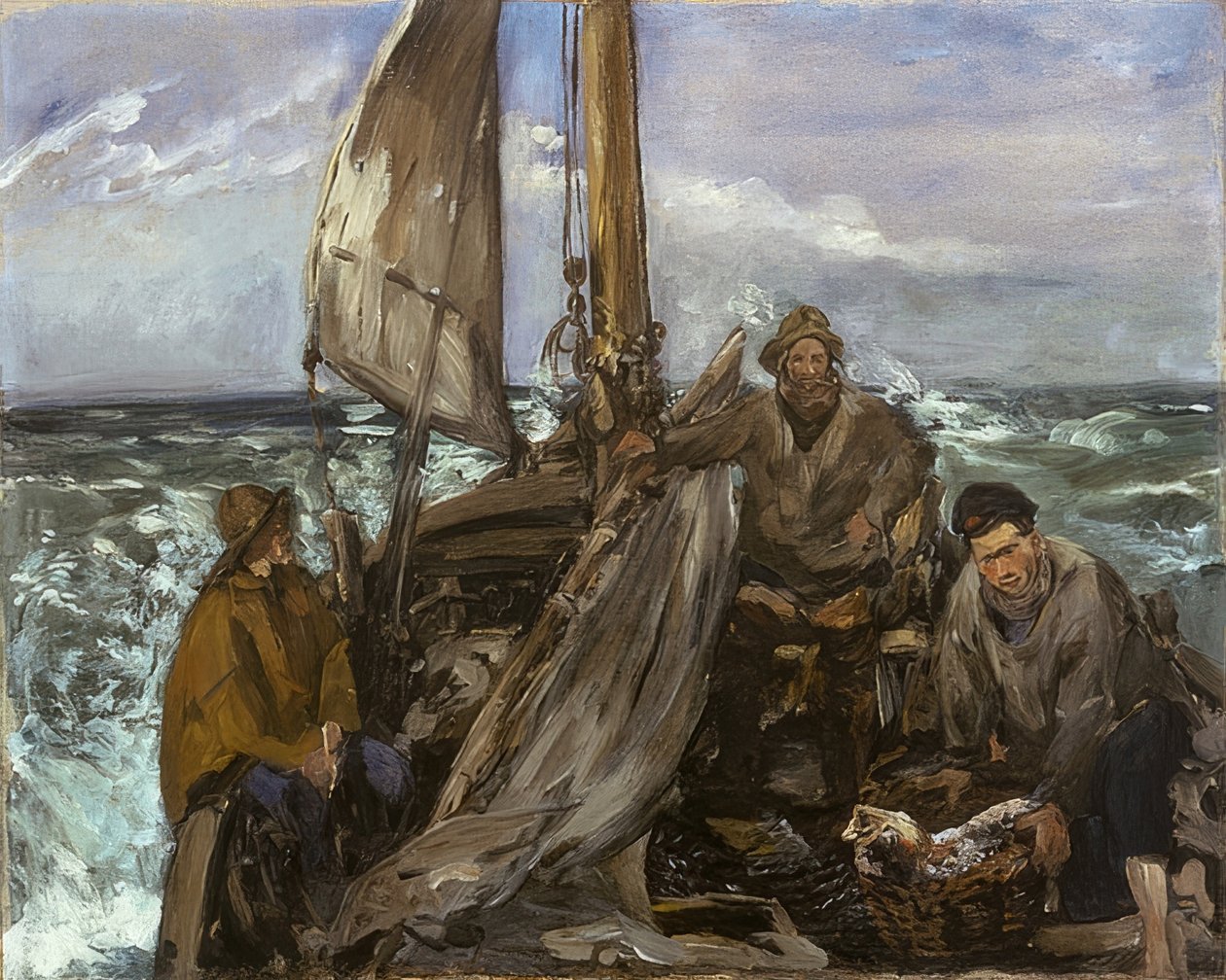Havets arbetare. 1873 av Édouard Manet