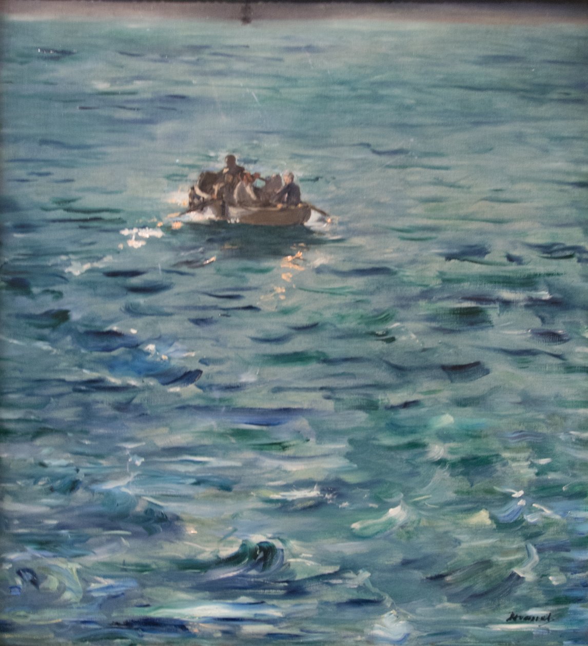 Flykt från Rochefort av Édouard Manet