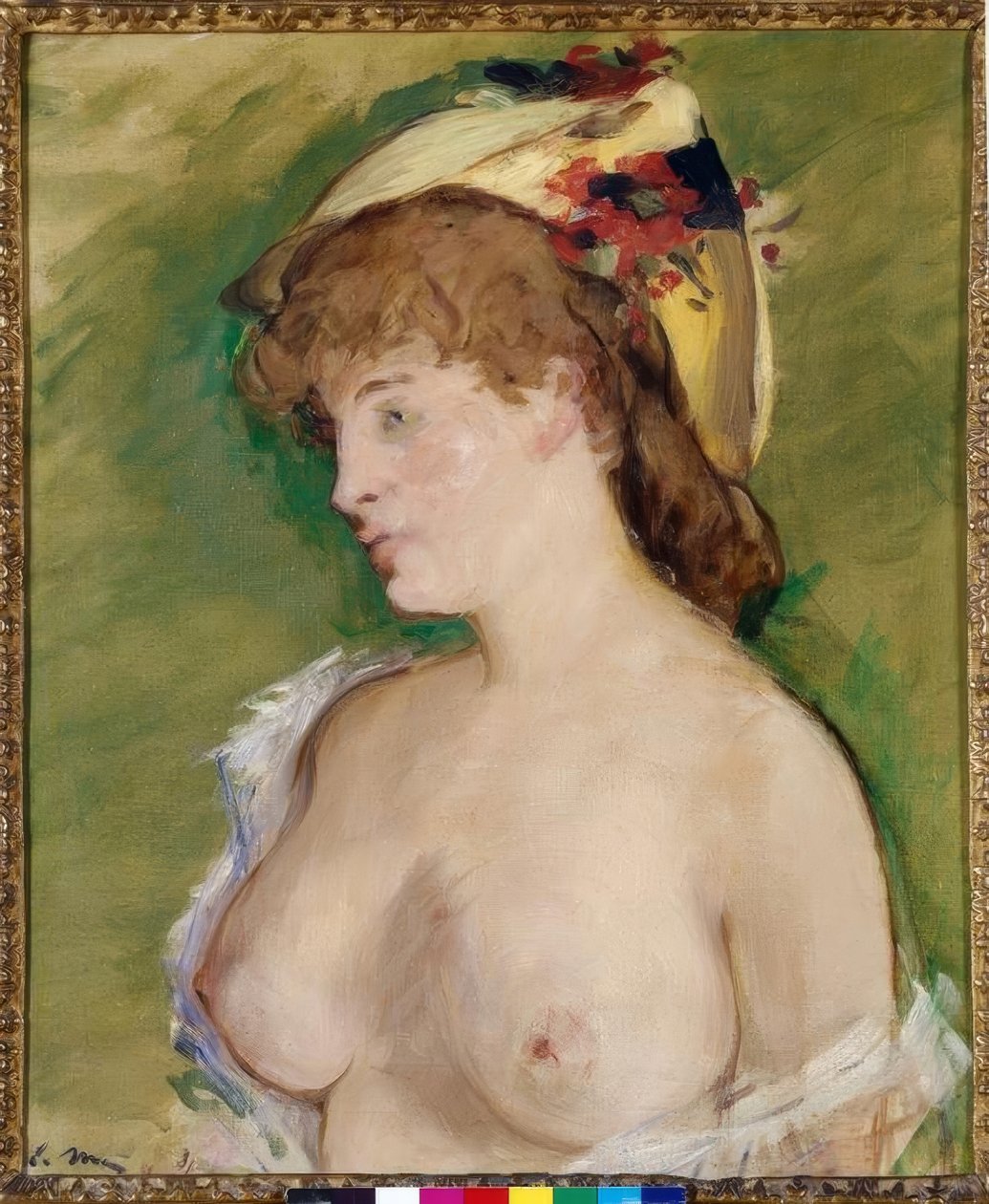 Den topless blondinen av Édouard Manet