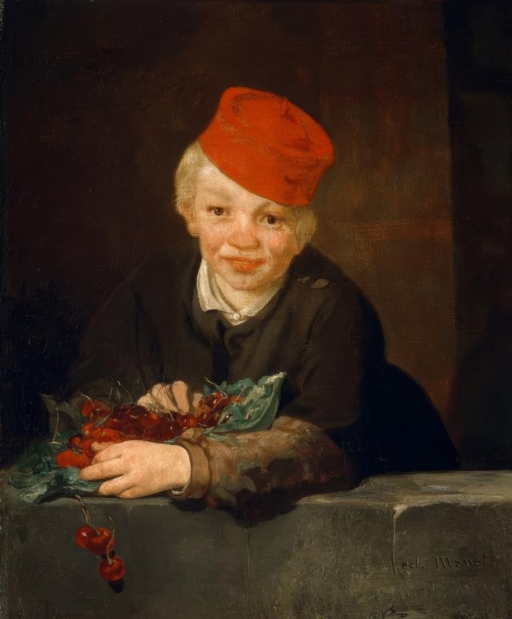 Körsbärspojken av Édouard Manet