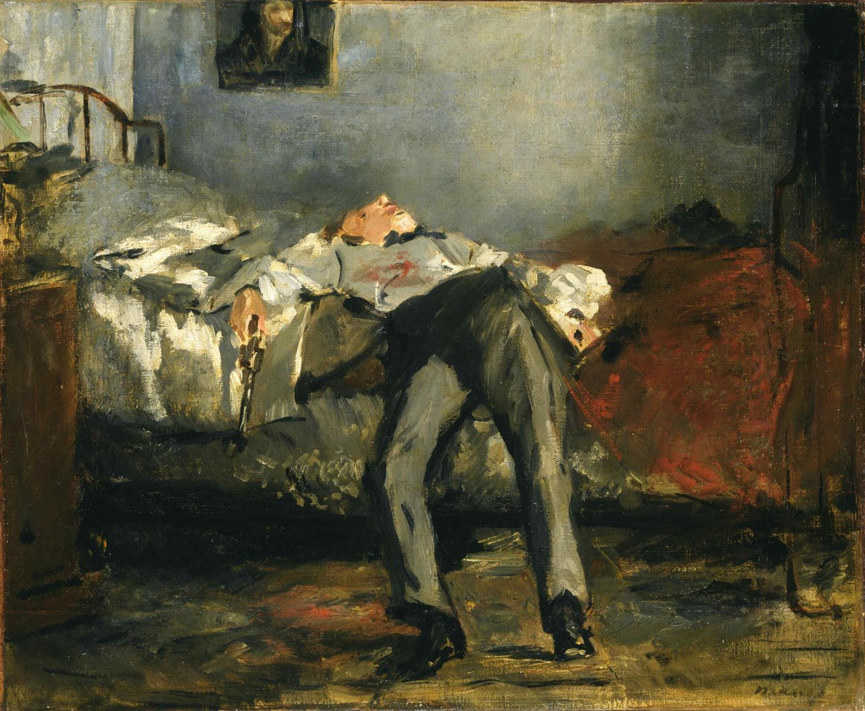 Självmordet, ca 1877. av Édouard Manet