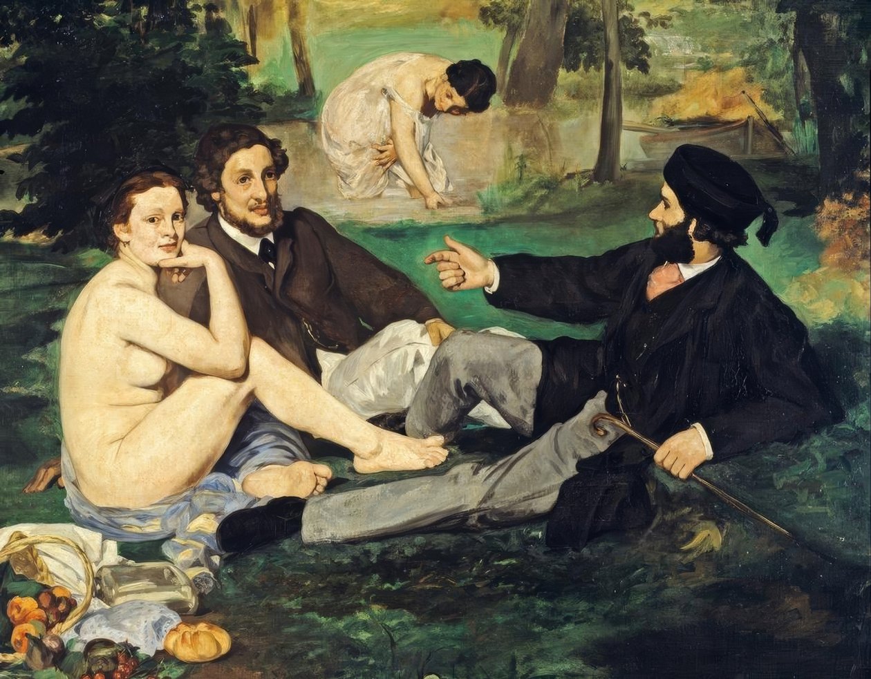 Lunch på gräset av Édouard Manet