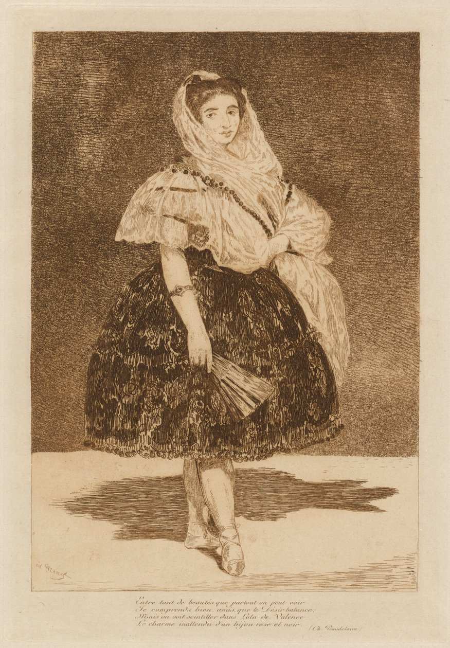 Lola de Valencia av Édouard Manet