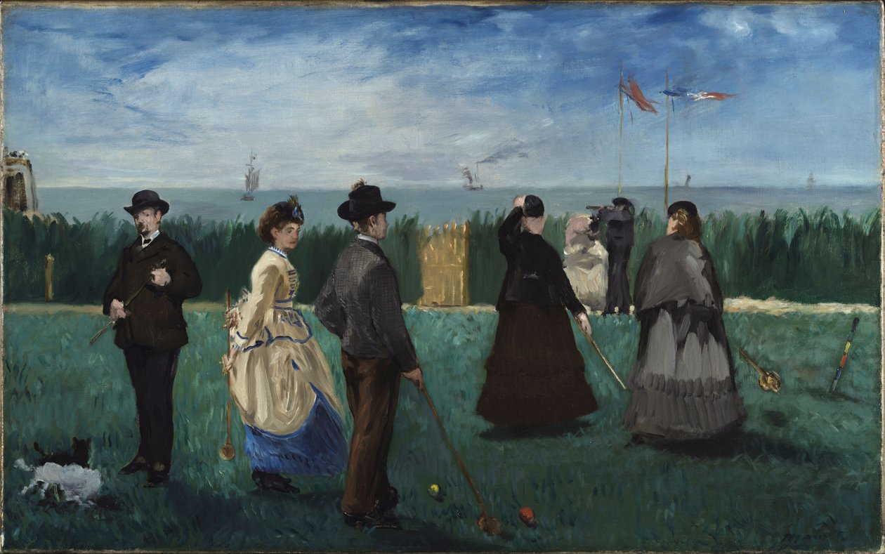 Game of Croquet i Boulogne – sur – Mer av Édouard Manet