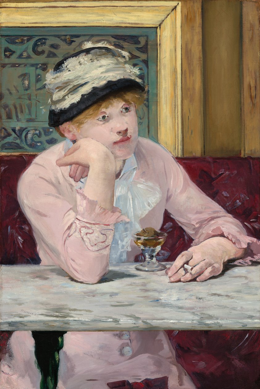 Plommon Brandy, ca. 1877. av Édouard Manet