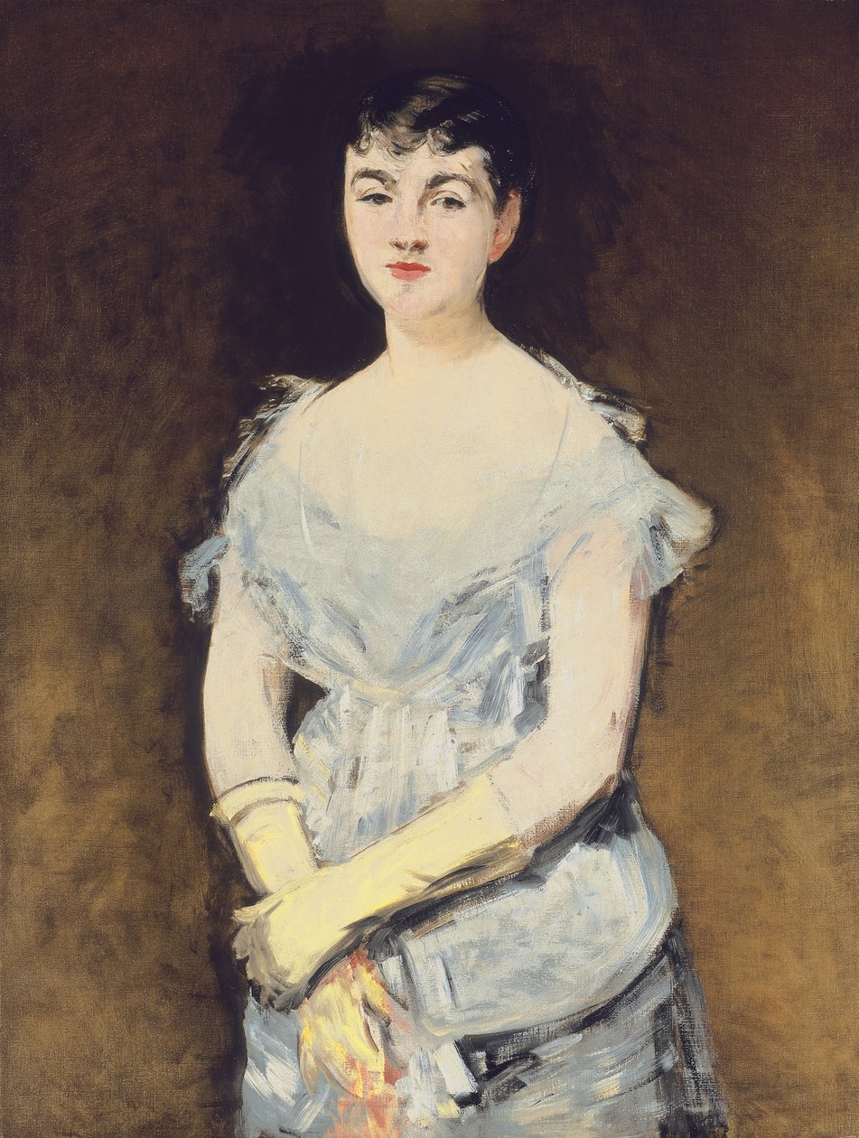 Porträtt av Miss Isabelle Lemonnier av Édouard Manet