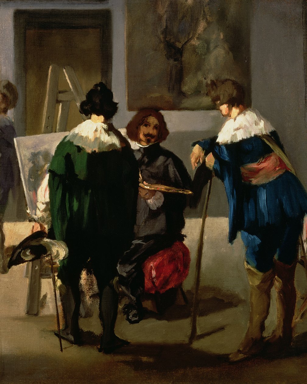 Scen i en spansk studio, ca 1860 av Édouard Manet