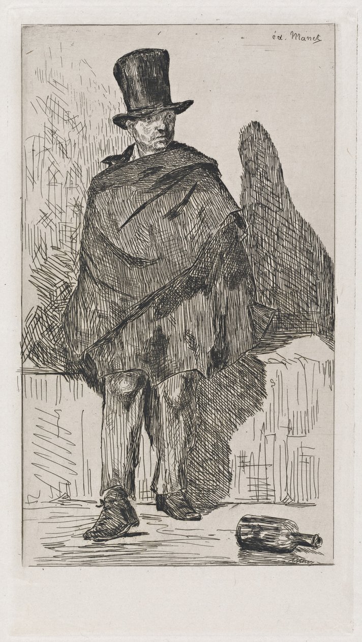 Absintdrickaren av Édouard Manet