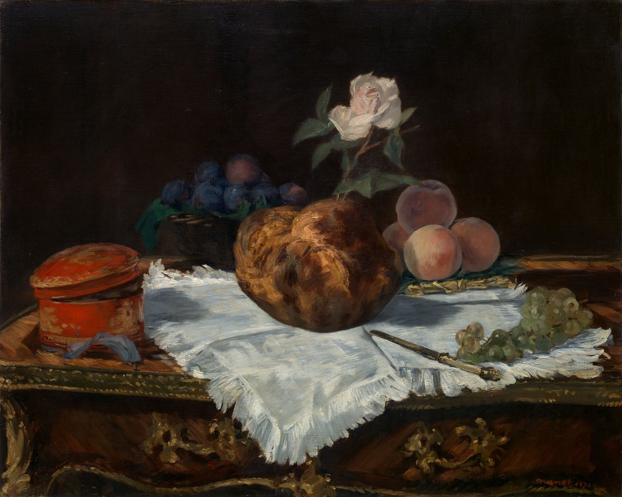 Briochen av Édouard Manet