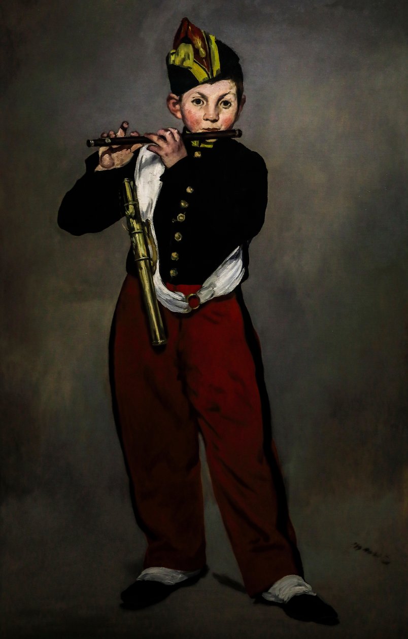 The Fife Player 1866 (Olja på duk) av Édouard Manet