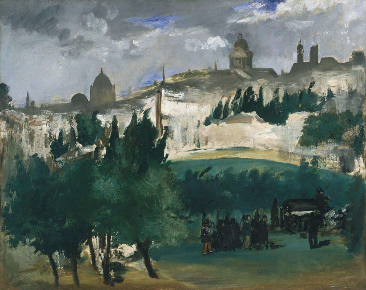 Begravningen, ca. 1867. av Édouard Manet