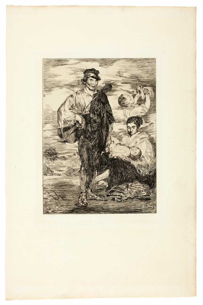 Zigenarna av Édouard Manet