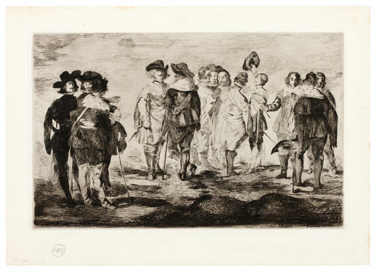 De små kavaljererna av Édouard Manet