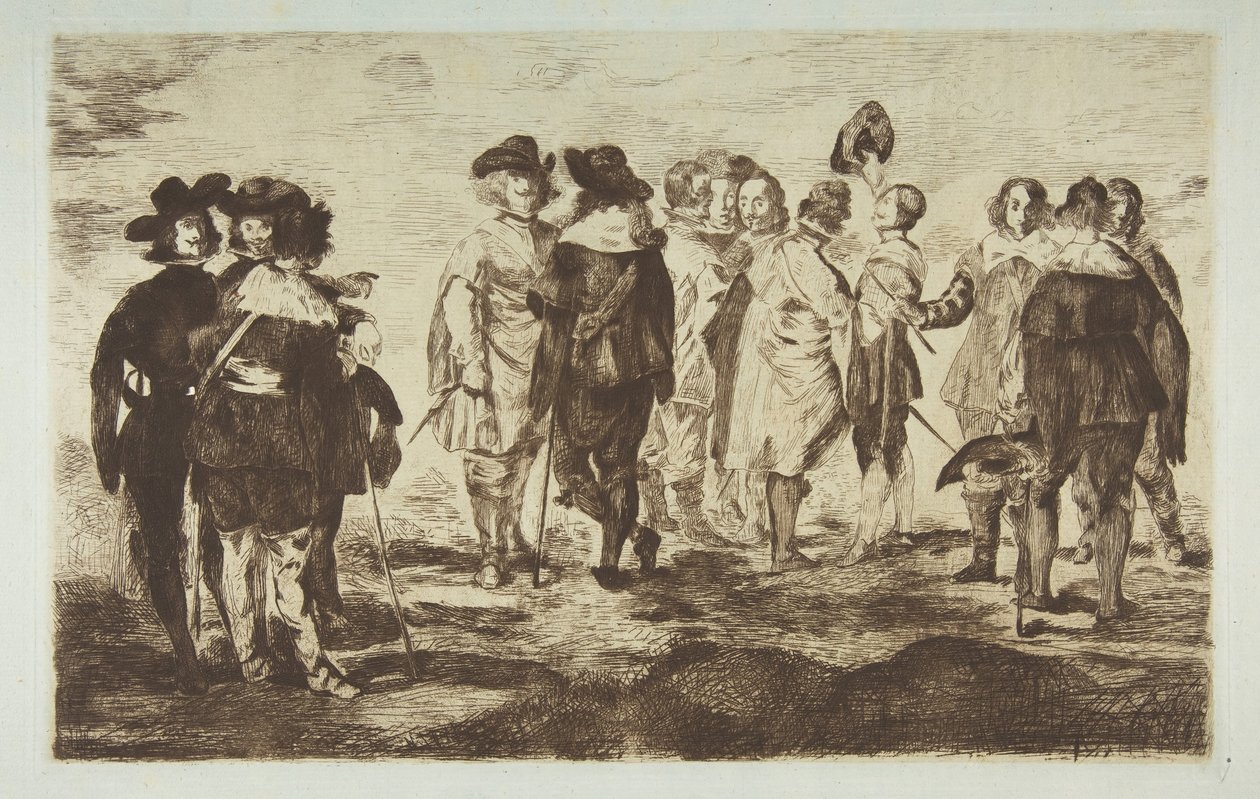 De små kavaljererna, efter Velázquez, 1861-62. av Édouard Manet