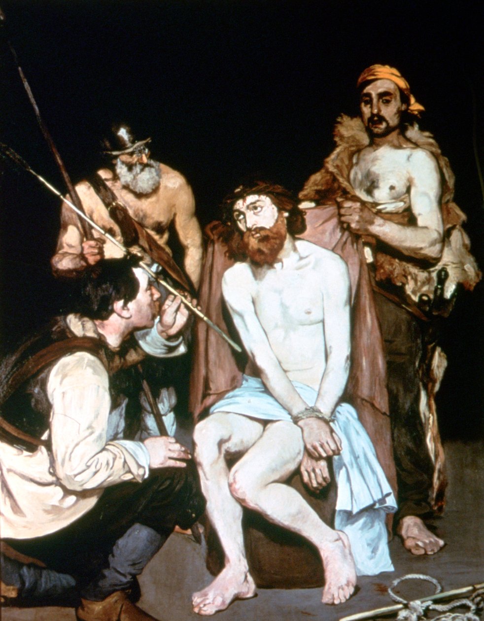 The mocking of Christ, 1885 av Édouard Manet