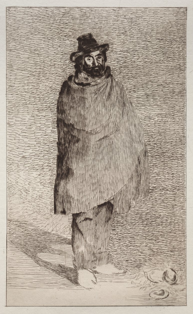 The Philosopher (etsning och torrnål) av Édouard Manet