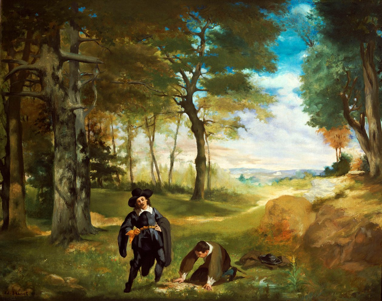 Studenterna i Salamanca, 1860 av Édouard Manet