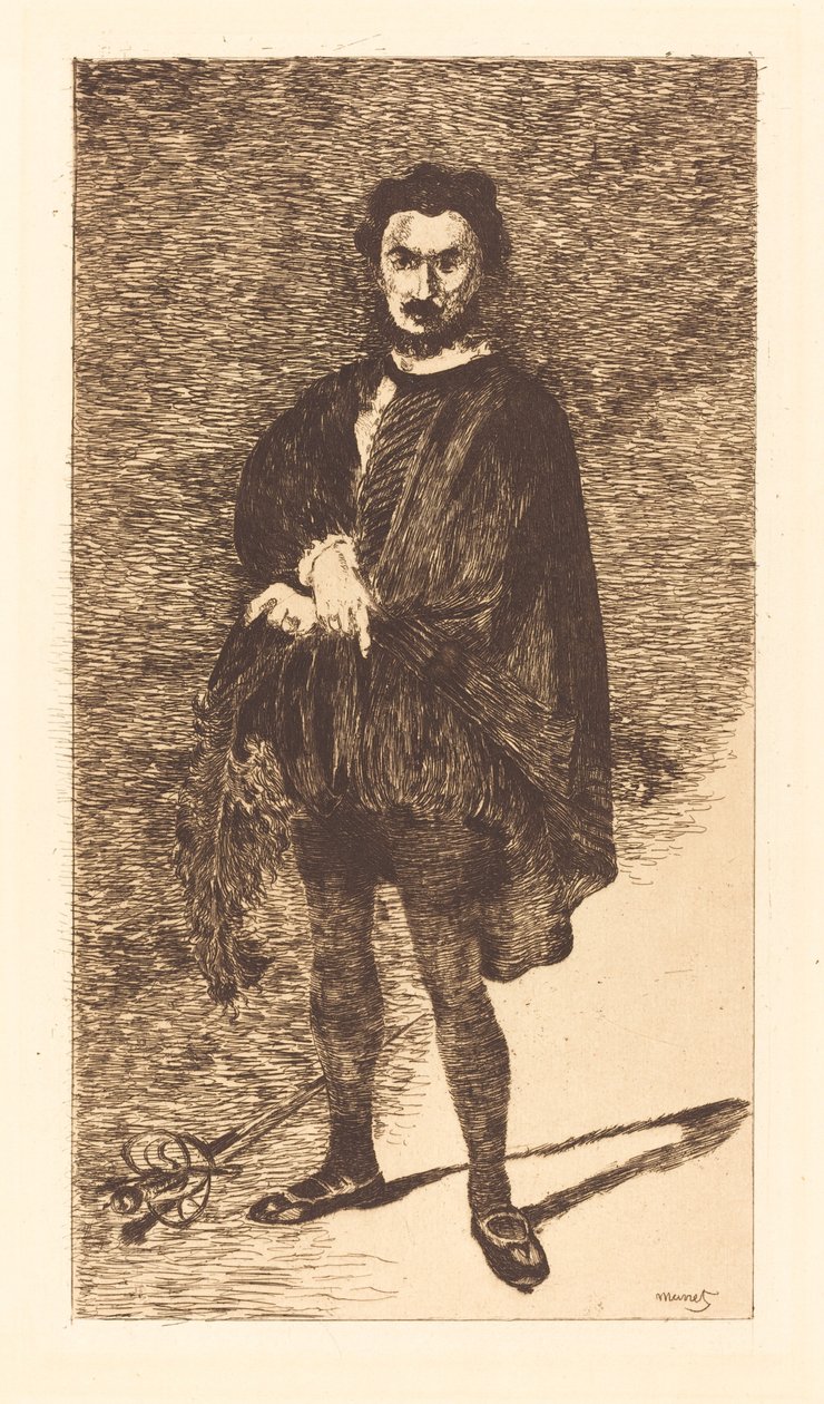 The Tragic Actor The Tragic Actor, 1866. av Édouard Manet