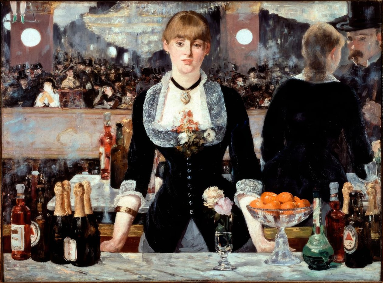 En bar på Folies-Bergère av Édouard Manet