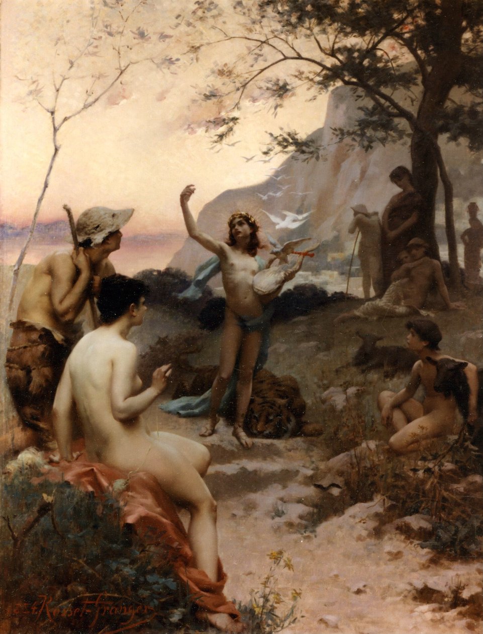Orfeus, 1884. av Édouard Rosset Granger