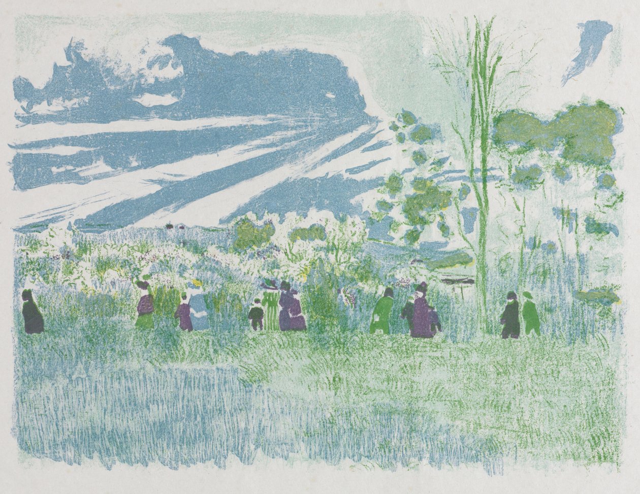 Över fälten av Edouard Vuillard