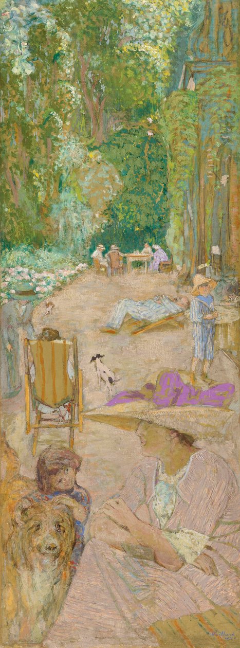 På paviljongerna i Cricqueboeuf, 1911. av Edouard Vuillard