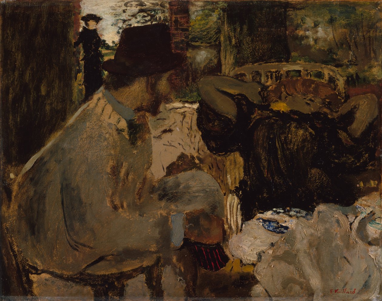 Samtal, 1897-8 av Edouard Vuillard